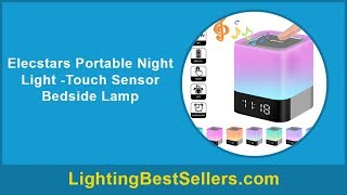 elecstars portable night light touch sensor bedsi