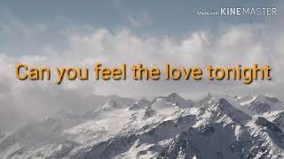 Can you feel the love tonight (Lyrics) The lion king