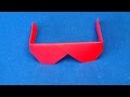 Origami Sunglasses. How to make Traditional Origami Sunglasses Origami Sunglasses. How to make Traditional Origami Sunglasses