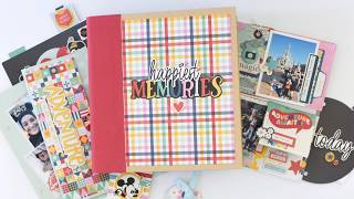 Happiest Memories Mini Album Tutorial/ Simple Stories/ Say Cheese Happiest Place