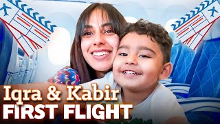 Iqra and Kabir First Flight | ft. KABIR | VLOG# 22