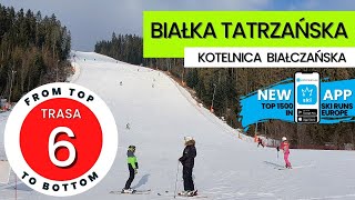 Kotelnica Białczańska Małopolska / trasa 6, cały zjazd