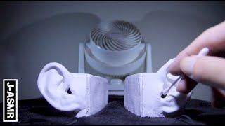 [音フェチ]耳かき with サーキュレーター/Ear cleaning with Fan white noise[ASMR]