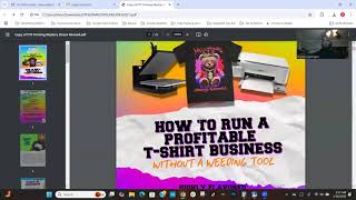 Learn How To Make DTF (Direct To Film) Custom Tshirts at home With Free Ebook! (Link In Description)