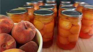 Canning Peaches - Water Bath Canning
