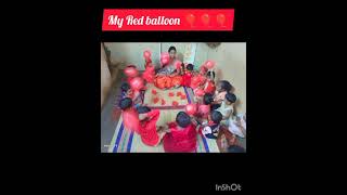 #my Red balloon# my Red balloon#red #balloon  song...🔴 🔴 🔴