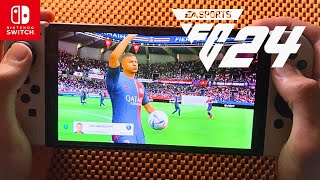 EA Sports FC 24 Gameplay On Nintendo Switch (4k/Handcam) /look at this graphic/
