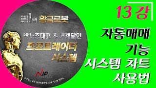 【국내/해외선물】13강-시스템매매 사용법 [황금로봇]프로트레이더용 시스템(사용자버전) 해외선물의 신,교육강의