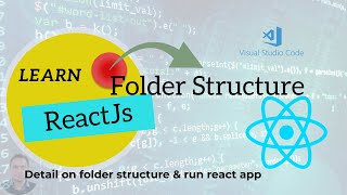ReactJs folder & file structure |Create and run first hello world reactjs application