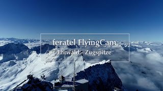 Webcam Ehrwald – Drohnenflug über der Zugspitze