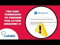 You Need Permission to Perform this Action Windows 11