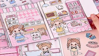 Quiet book Paper DIY Meow Tuan Jiang Mao Ka Daily Stickers Immersive and ASMR