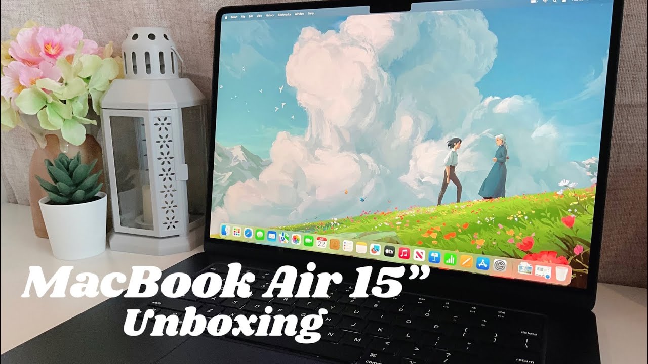 15" MacBook Air M2 (Midnight) Unboxing 💻 - YouTube