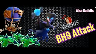 BH9 80%+ Attack Strategy(36 Mins 4 Witches 2 DS) #972 | Clash of Clans