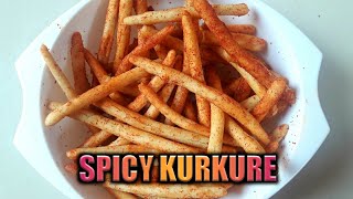 एकदम कुरकुरीत कुरकुरे ।। How to make kurkure at home/Spicy kurkure recipe ।। Instant kurkure