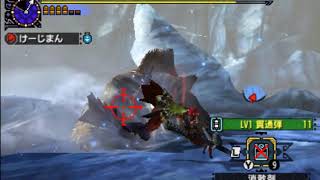 【MHXX】超特殊許可　大雪主狩猟依頼　ライトソロ13分13秒