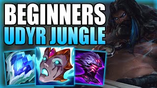 HOW TO PLAY UDYR JUNGLE & EASILY CARRY GAMES FOR BEGINNERS IN S14!  Gameplay Guide League of Legends