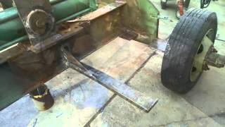 Log splitter Homemade 45 Ton Step 5 - Cylinder Pin \u0026 Platforms