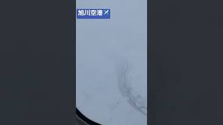 旭川空港　就航率99.1%はさすがです！