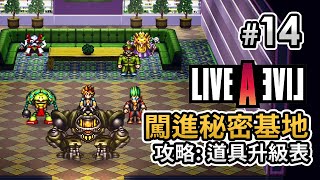 #14「近未來篇 Part 3」闖進秘密基地 + 攻略: 道具升級表《LIVE A LIVE》經典RPG神作 HD-2D 重製 [Switch]