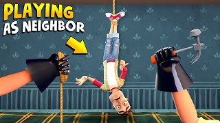 PLAYING AS THE NEIGHBOR AND I WENT OVERBOARD… (Part 11) | Hello Neighbor Gameplay (Mods)