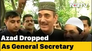 In Congress Shake-Up After Letter Bomb, Ghulam Nabi Azad Loses Post