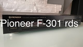 Pioneer f-301rds stereo tuner ...demo...