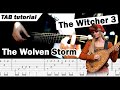 The Wolven Storm (Priscilla's Song) — THE WITCHER 3 THEME — Fingerstyle Guitar Lesson 【TAB Tutorial】