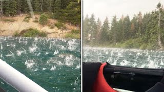 5 Powerful Hailstorms CAUGHT ON CAMERA