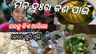 କିଏ ଆସିଲେ ଘରକୁ/ଗାଁ ରୁ ଆସିଲା ଭାର,👍👌❤️vilkage life style/subscribe plz 🙏