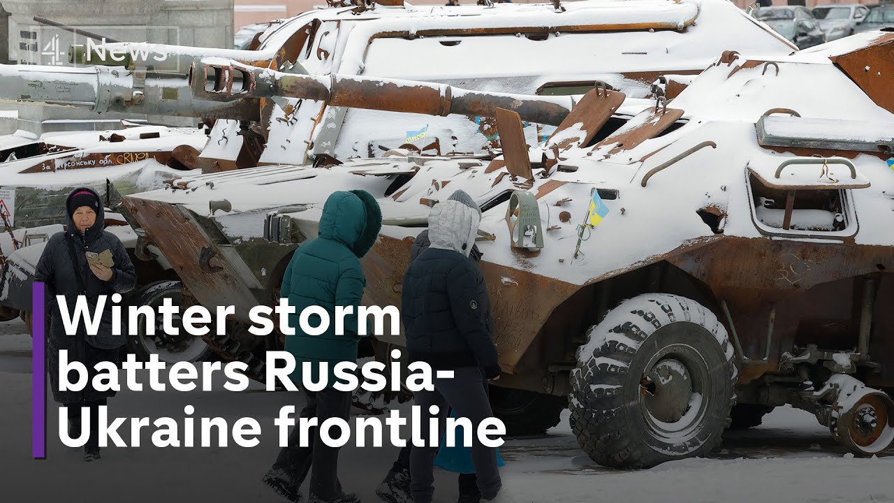 Ukraine Russia War: Snowstorm And Hurricane Winds Cause Havoc Across ...