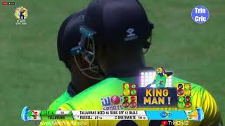 Andre Russell 50* Runs off 23 Balls vs TKR [CPL 2020 Game 21]