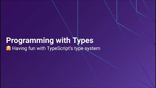 Type Level Programming in TypeScript