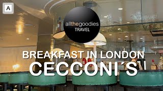 Cecconis Mayfair, Breakfast in London | Allthegoodies.com