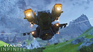 Halo Infinite - Flying the Pelican on ULTRA Graphics...