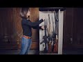 rifle rods gun safe organizing product video gun storage solutions