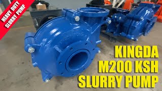 Kingda M200 KSH Heavy Duty Slurry Pump | Less Vibration More Stable Perfect for Mining \u0026 Shield TBM