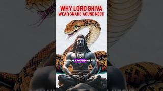 Why lord Shiva wears snake Around his neck? #Shiv #hinduism #shiva