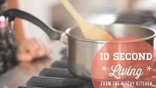 How to Scald Milk // 10 Second Living