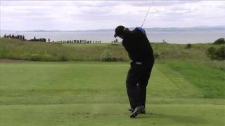 Phil Mickelson - slow motion golf swing - iron tee shot