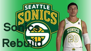 The Seattle Supersonics Are Back! (NBA2K23) Seattle Supersonics Rebuild.