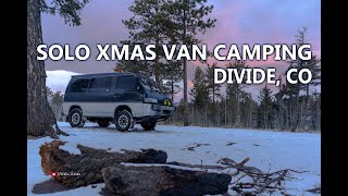 SOLO CHRISTMAS VAN CAMPING