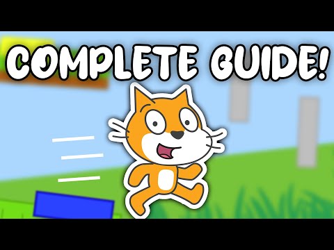 A step-by-step guide to creating a scrolling platform game on Scratch! (MOBILE FRIENDLY)