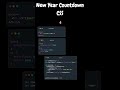 Source Code of New Year 2023 Countdown  | CSS and HTML