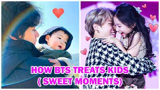 How BTS Treats Kids Sweet Moments