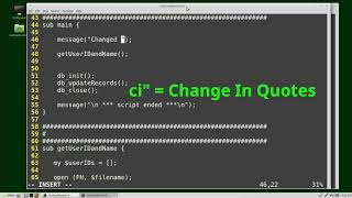 Vim (11) - I is for In