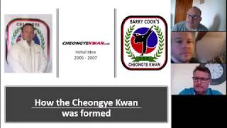 Barry Cook teaching Cheongye Kwan history 27/05/2020