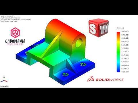 SolidWorks Tutorial: 3D Modelling, Simulation, And Report Generation # ...