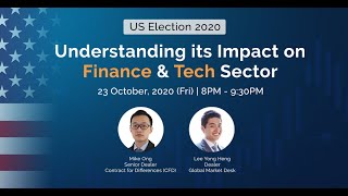 Webinar: US Election & Understanding Its Impact on Finance & Tech Sector (23rd Oct 20)