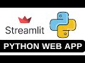 Create A Web App Using Python Streamlit in Minutes